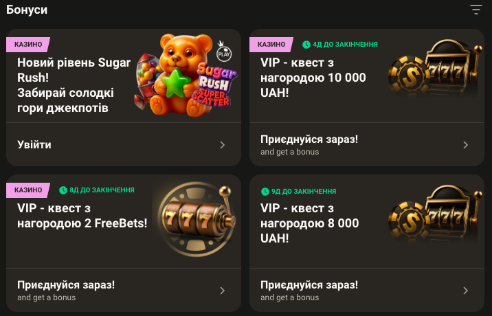 Бонусы и промокоды Parik24